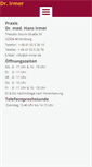 Mobile Screenshot of dr-irmer.de